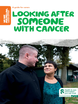 cover image of Looking after someone with cancer